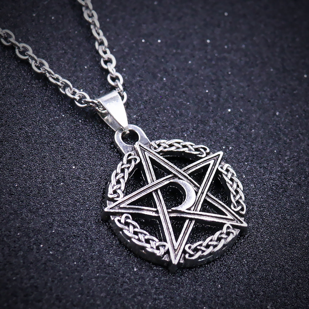 Fashionable Personality All-match Pentagram Pendant Necklace