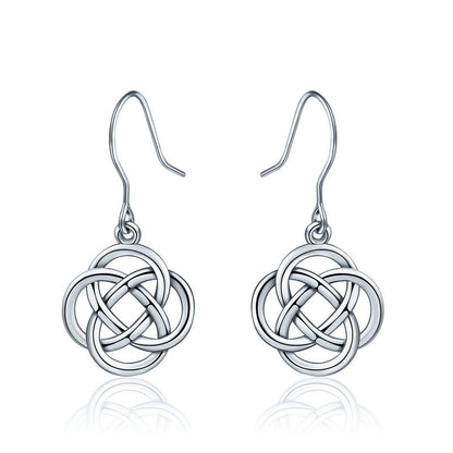 Simple earrings Celtic knot earrings