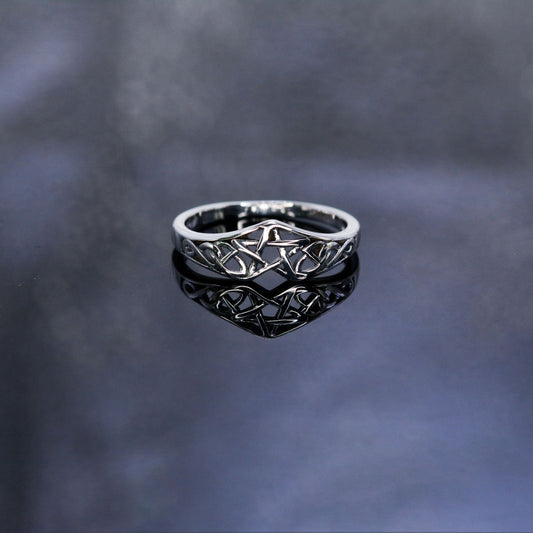 Vintage Sterling Silver Star Made Ring