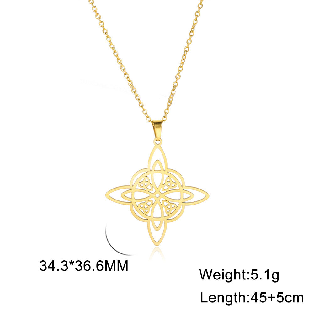 Women's Fashion Material Stainless Steel Necklace